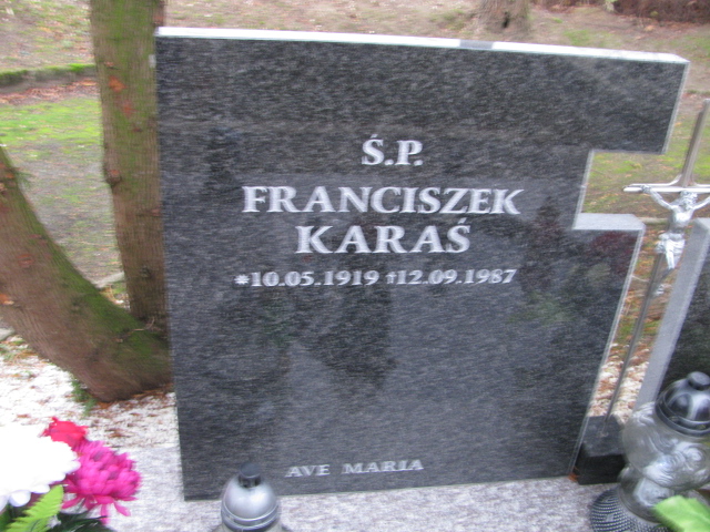 Franciszek Karaś 1919 Ustronie Morskie - Grobonet - Wyszukiwarka osób pochowanych