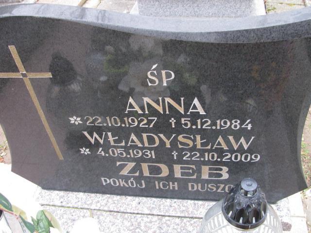 Anna Zdeb 1927 Ustronie Morskie - Grobonet - Wyszukiwarka osób pochowanych