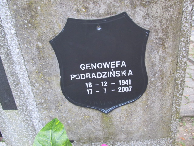 Genowefa Podradzińska 1941 Ustronie Morskie - Grobonet - Wyszukiwarka osób pochowanych