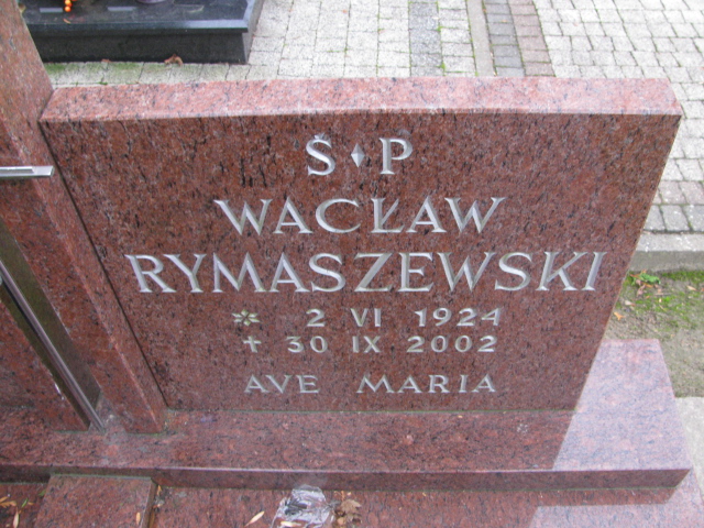 Grób Wacław Rymaszewski
