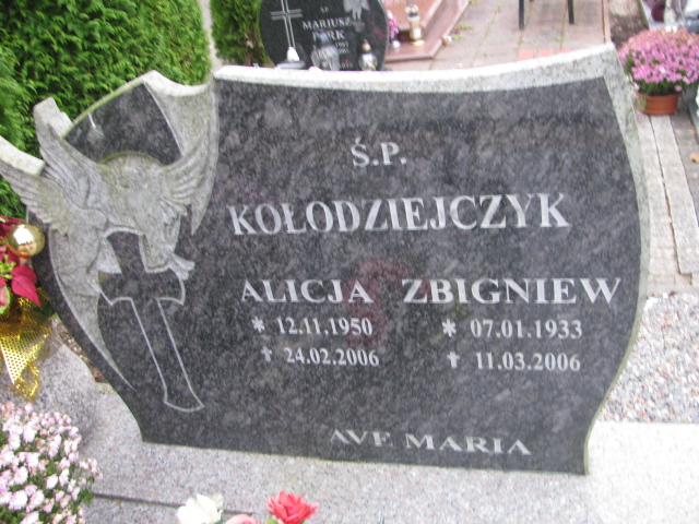 Alicja Kołodziejczyk 1950 Ustronie Morskie - Grobonet - Wyszukiwarka osób pochowanych