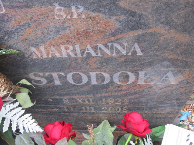 Marianna Stodoła 1924 Ustronie Morskie - Grobonet - Wyszukiwarka osób pochowanych