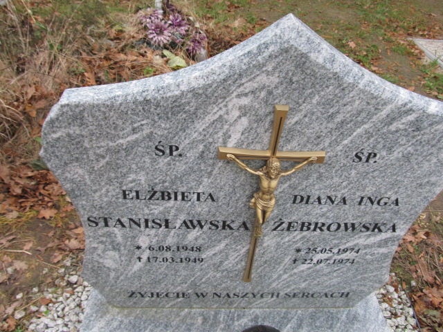 Diana Inga Żebrowska 1974 Ustronie Morskie - Grobonet - Wyszukiwarka osób pochowanych